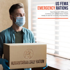 Leevax Wornick MRE case bulk pack indicates surplus supply for preparedness