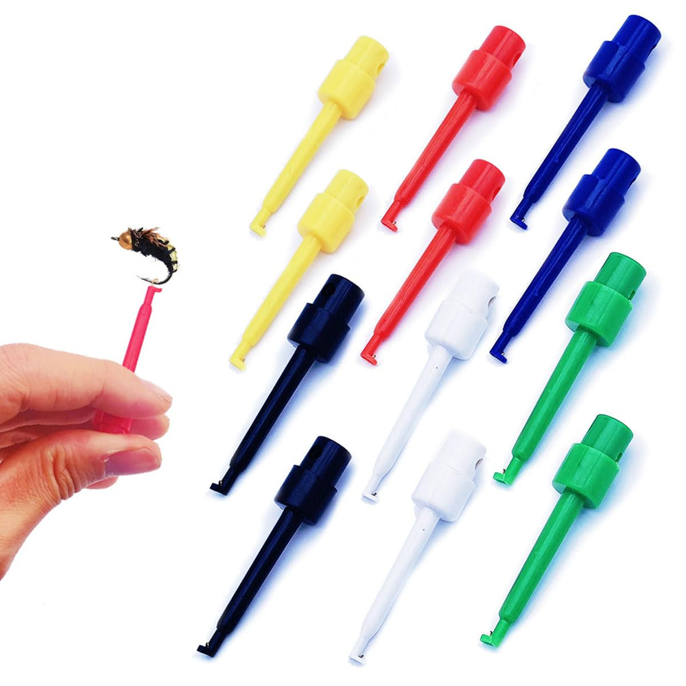 Leewoth 12pcs hackle pliers for fly tying set