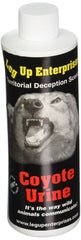 Leg Up Enterprises Real Coyote Urine bottle pour deters wildlife safely.