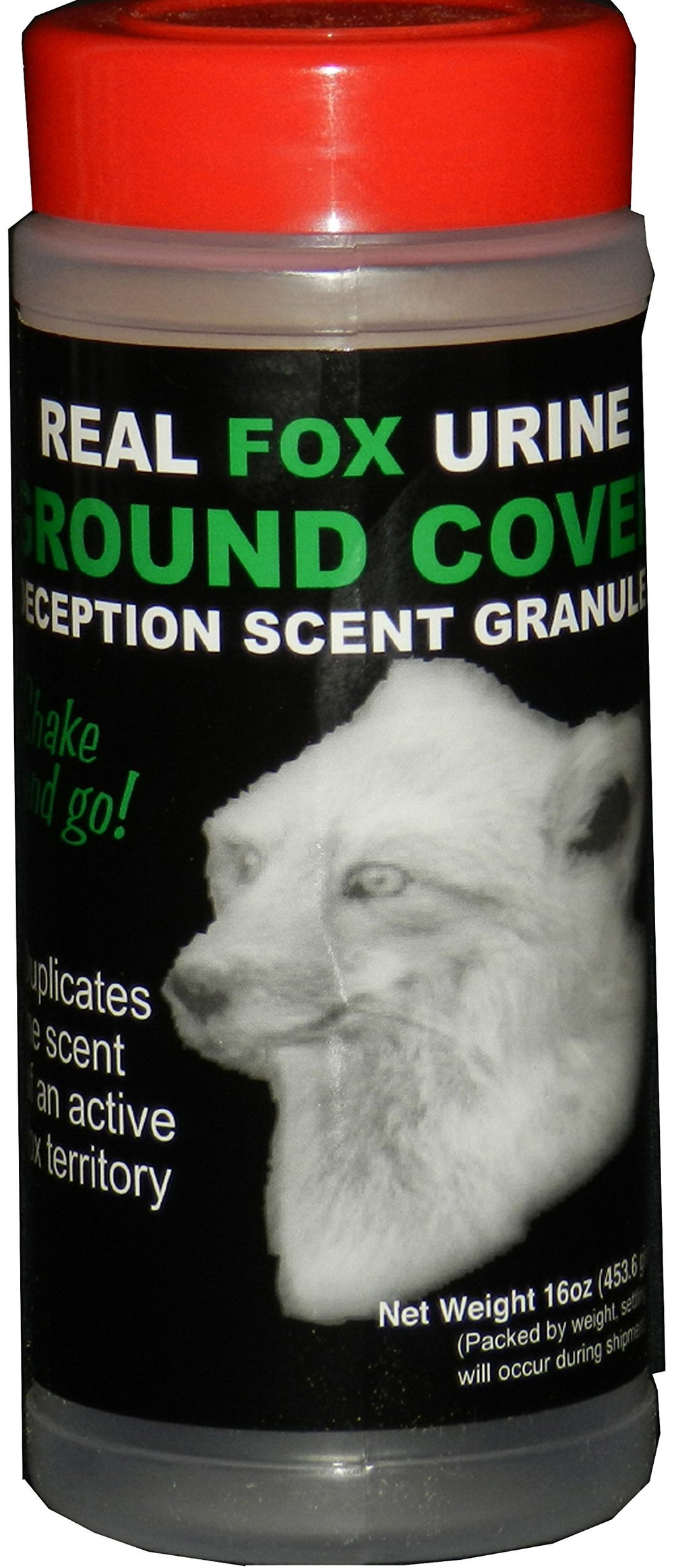 Leg Up Fox Urine Shake N Go 16 oz bottle deters pests naturally