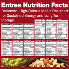 Legacy Premium freeze-dried meals in airtight pouches ready for quick meals.
