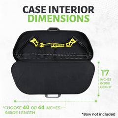 Legend Apollo front arrow-tube pocket keeps arrows straight and secure.