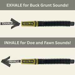Legend Calls Halo Deer Call exhale sound options for buck and doe communication.