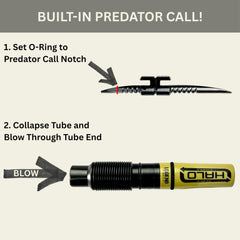 Legend Calls Halo Deer Call inhale sound options for mature doe and fawn cues.
