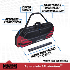Legend Monstro 44-inch interior fits a full-length compound bow securely.