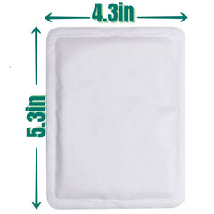 Lehot adhesive patches opened before activation for on-the-go heat