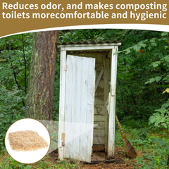 LEIFIDE indoor compost toilet usage shows versatile, chemical-free material for small households.