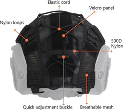 LEJUNJIE PJ Tactical helmet weighs 430g for reduced fatigue during missions.