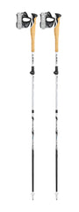 LEKI Cross Trail FX Superlite Speed Lock 2 Plus in action for quick length adjustment