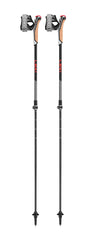 LEKI Instructor Lite trekking poles extended to 100-125 cm for adaptable hiking.