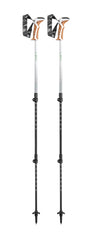 LEKI Jannu aluminum adjustable poles extended for versatile trekking.