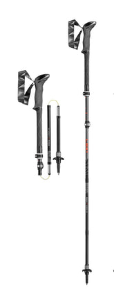 LEKI Makalu FX Carbon AS extended grip for comfortable trekking on long days