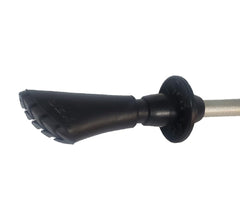 LEKI Nordic Walking Instructor poles with Rubber Fitness Lite tips for pavement traction