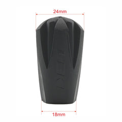 LEKI rubber tip on trekking pole provides stable support on hard surfaces