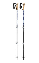 LEKI Spirit Lite Compact poles extended to 90-125 cm for versatile trekking.