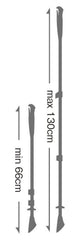 LEKI Traveller Carbon ultralight construction offers rigid support on trails