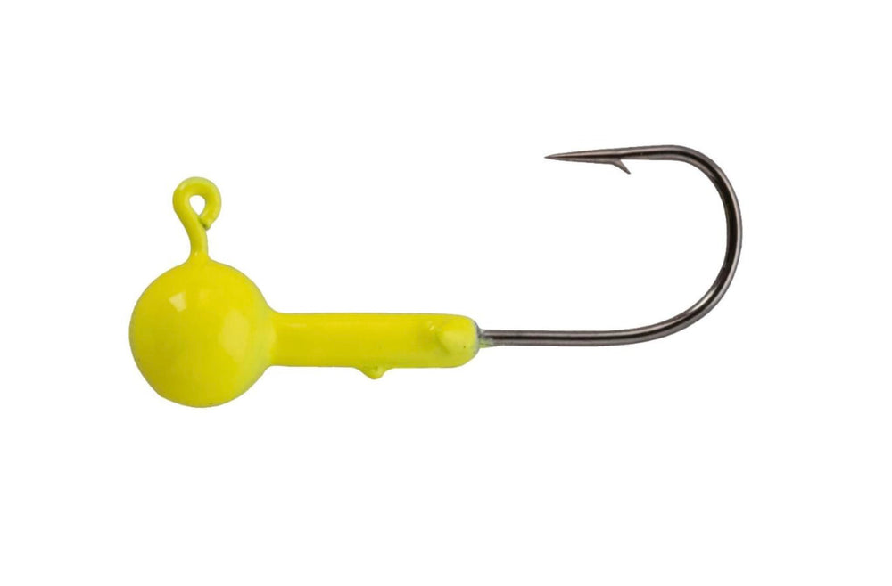 Leland Lures DC 1/32 jig heads chart for crappie jigging, balanced and lightweight