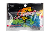 Leland Lures slab curly tail mermaid lure with vibrant color for slow, enticing retrieves