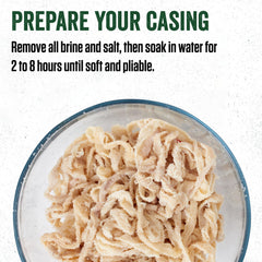 LEM casings are compatible with stuffing equipment for easy processing
