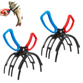 Lemon Sandy 2-Pack 3-Claw Fish Gripper with red and blue handles