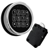 LEMOORE safe lock panel electronic chrome keypad for quick secure access