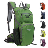 Lemuvlt Hiking Daypack15L olive front view showcasing compact design for day trips