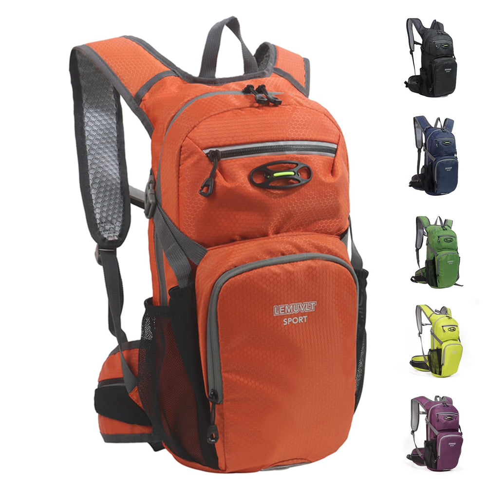 Lemuvlt Small Hiking Daypack 15L front view for quick day trips on trails