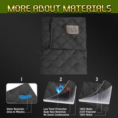 Lenotos Woobie Blanket lightweight-durability suits rugged hiking and travel