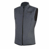 Lenz Heat Vest 2.0 front view with flexible heat pads for targeted warmth.