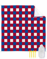 LEQIOLENNG beach blanket sandproof surface for clean, comfortable seating.