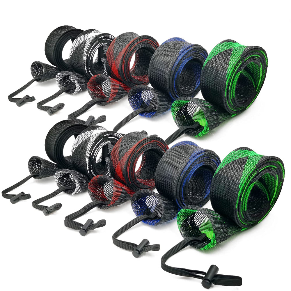 LERQDER 69in fishing rod sleeve in black – front view