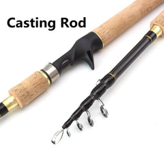 Lerutwis YG028 ergonomic cork handle provides a comfortable non-slip grip.