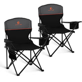 LET'S CAMP camping chair 2-pack open for comfortable campsite seating