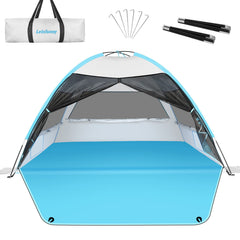 LetsFunny beach tent mesh windows provide breezy airflow.