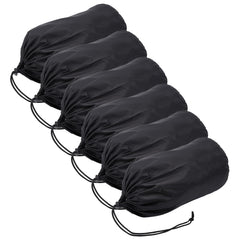 letsinstyle stuff sack 6-pack on shelf keeps gear organized for trips.