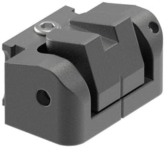 Leupold DeltaPoint Pro rear iron sight matte finish complements handgun aesthetics while enabling battery-free backup.
