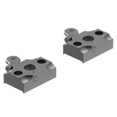 Leupold QR two-piece base front view for quick detach with repeatable zero