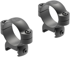 Leupold QR Weaver-Style Rings 30mm Medium Matte front view showcase stability and quick detachment.