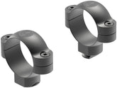 Leupold standard scope rings 30mm high matte finish secure rifle mounting for rugged hunting setups.