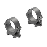 Leupold Standard Scope Rings quick-release Weaver-style 34mm matte finish for rapid removal.