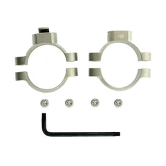 Leupold STD 30mm High Silver rings provide sturdy, precise mounting for rifles.