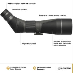 Leupold SX-4 Pro Guide HD Gen 2 85mm objective lens captures brighter distant detail