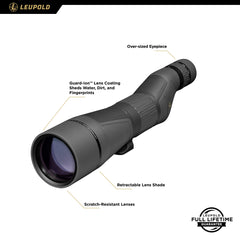 Leupold SX-4 Pro Guide HD waterproof-fogproof body for reliability in rain or dew.