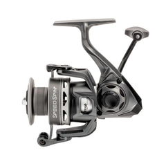 Lew's Speed Spin 400 spinning reel in clam packaging - front view