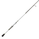 Lew's MACH 1 spinning rod top guide enhances precision casting.