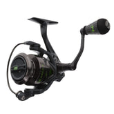 Lew's MACH 2 spinning reel side view with aluminum frame