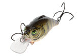 Lew's Mach Bouncer front view, 3/8 oz floating crankbait prepared for shallow retrieves.