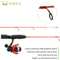 Lew's Mach Smash Ice high-density EVA grip with rear locking seat