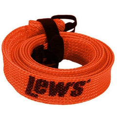 Lew's Speed Sock casting rod cover in orange protects rods and keeps gear organized during storage