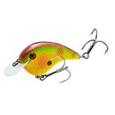 Lew's Chick Magnet flat-side crankbait front view highlights tight wobble for shallow water.